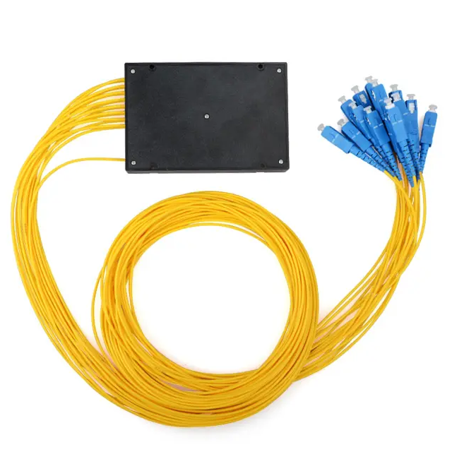 1X16 SC/UPC PLC ABS Optical Fiber Splitter